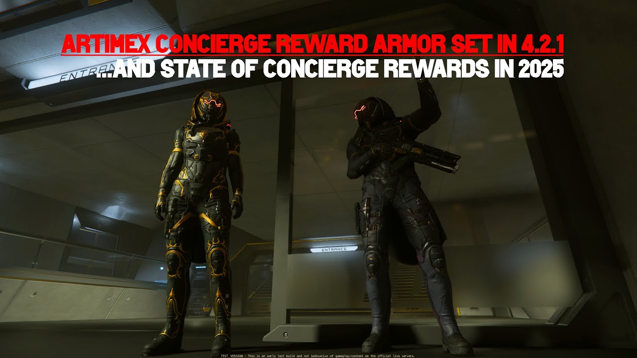 Artimex Concierge Armor & State of Concierge Rewards 2025 Star Citizen