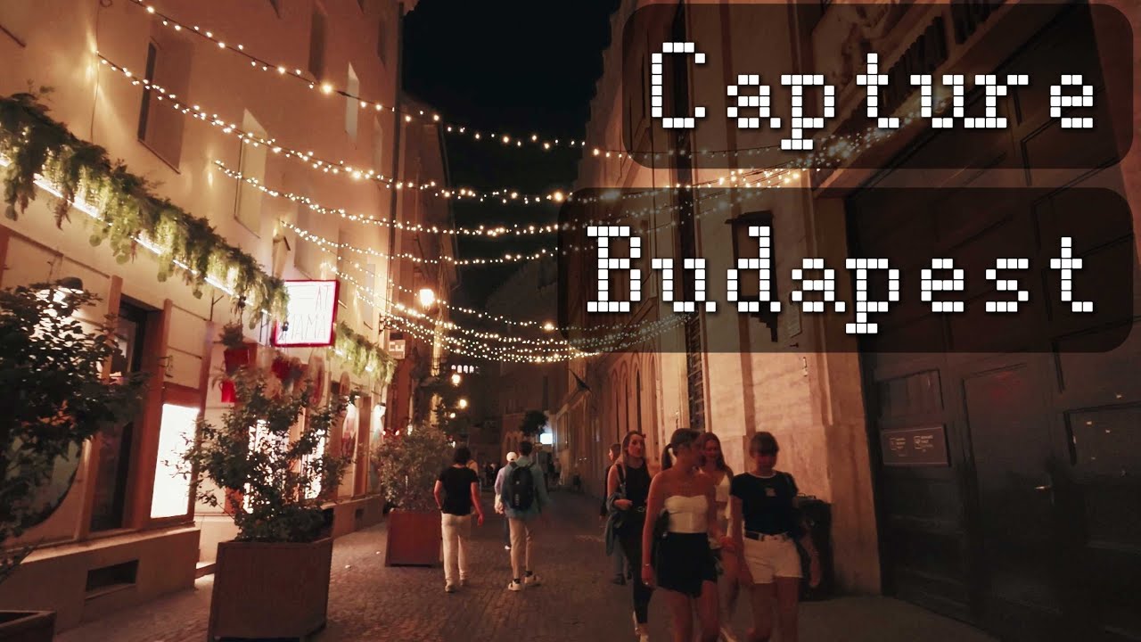 Budapest Hungary | 4K HDR Walking Tour at Night | Evening Walk | Bar Street | 2025