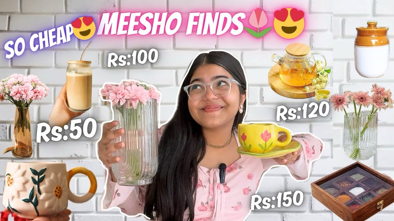 Meesho *Aesthetic* Random Finds 💗🌷✨ (straight out of pinterest! 🌷) affordable ✨ || Tejasvi Rajput ||
