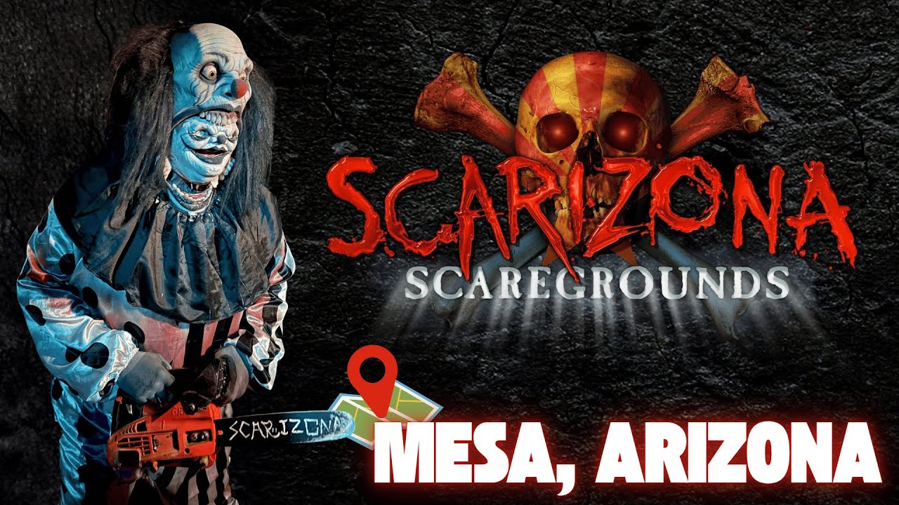 Scarizona Scaregrounds Mesa Arizona 2025 | Haunted House Highlights in 4K