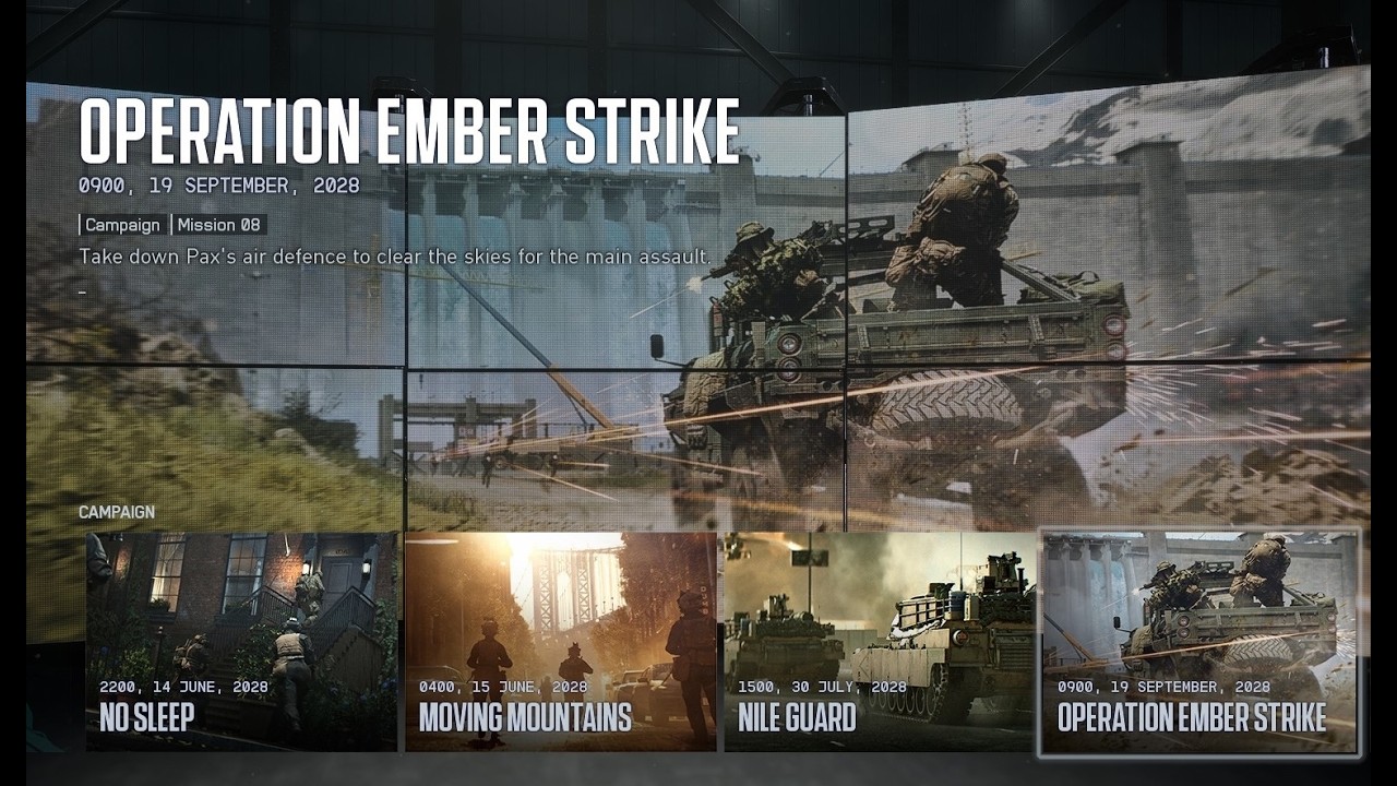 OPERATION EMBER STRIKE | BATTLEFIELD 6 CAMPAIGN | BLIND & NO COMMENTARY