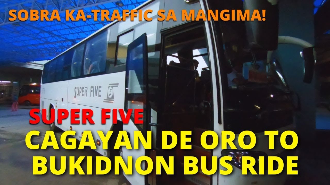 Cagayan de Oro to Bukidnon, Philippines Bus Ride | Super Five Bus