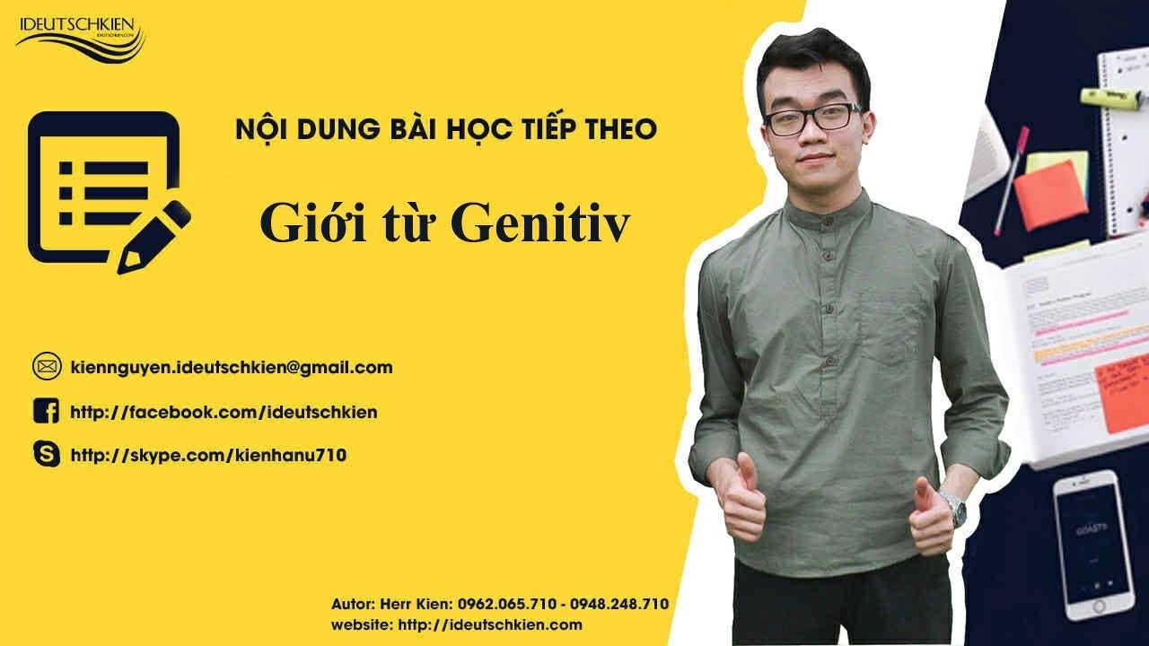 Tiếng Đức cơ bản - Giới từ Genitiv