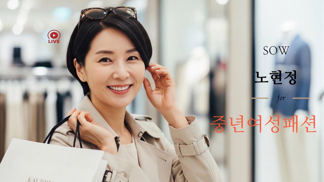 봄을 기다리는  단아하고 세련된 중년여성들만 이곳에 모두 있어요