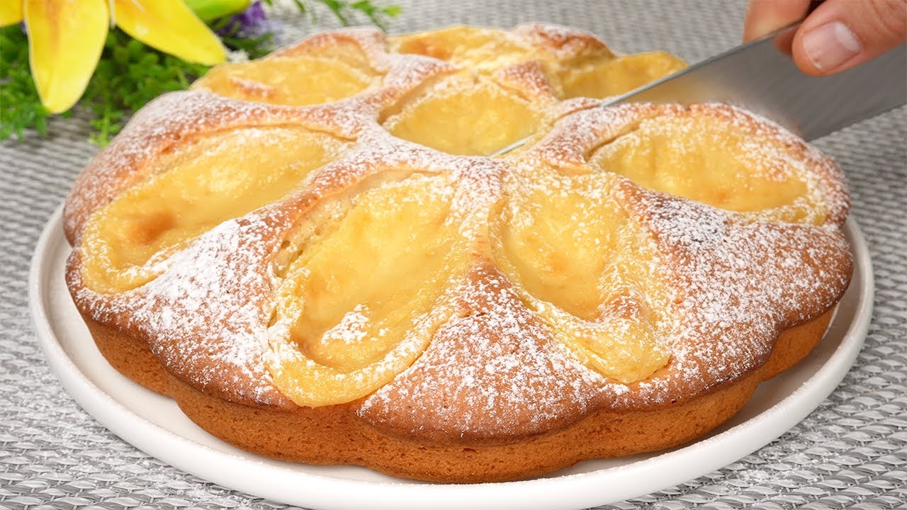 Знаменитый немецкий лимонный пирог, который тает во рту! Просто и вкусно