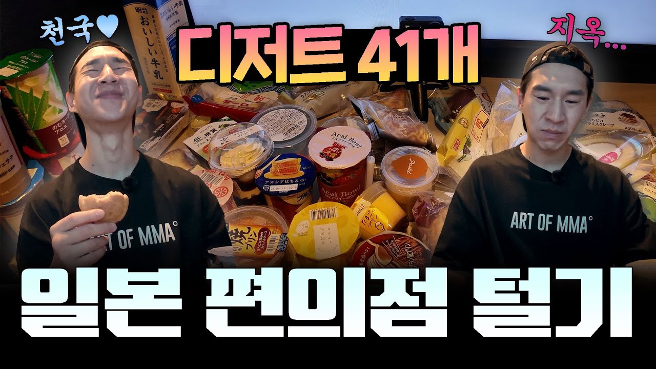 일본 편의점 싹 다 털어 왔습니다