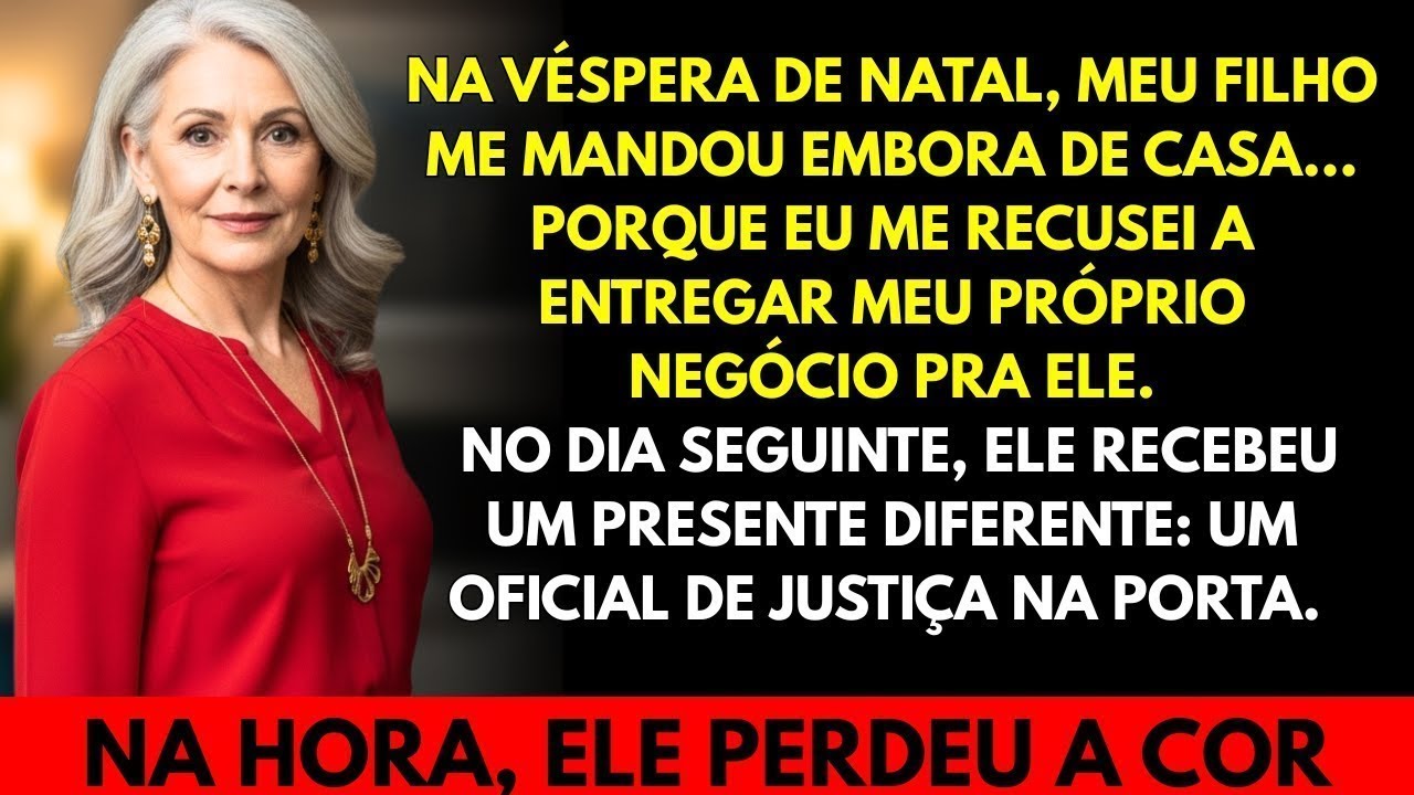 Meu filho me expulsou de casa na véspera de Natal… no dia seguinte, recebeu um presente inesquec