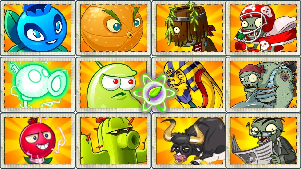 Plants vs Zombies 2 Gameplay Very Hard Zombies vs Electric and Other OP Plants Power UP in PVZ 2