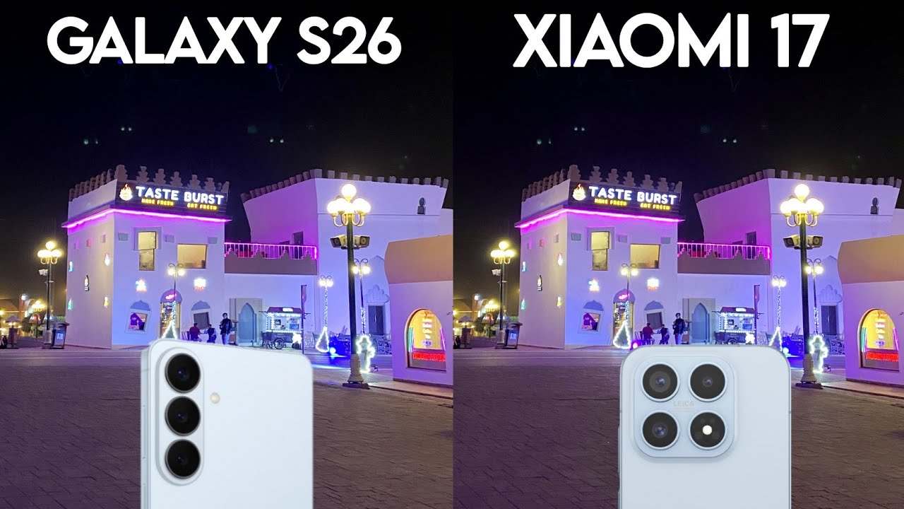 Samsung Galaxy S26 VS XIaomi 17 Camera Test Comparison 