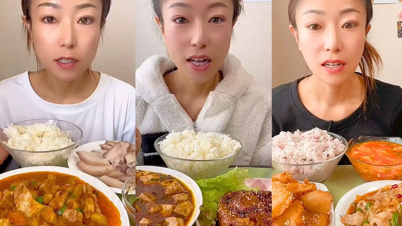 Chinese Home-Cooked Food Mukbang | Realistic Eating Sounds No Talking #425