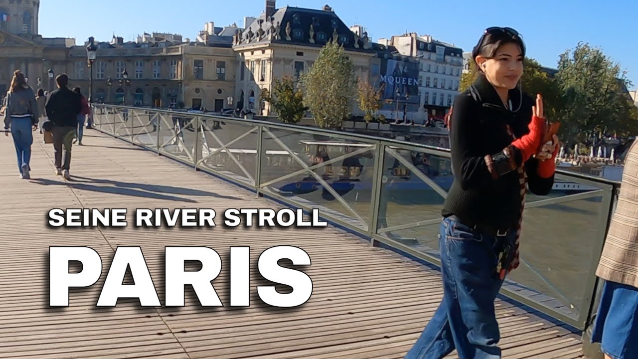 Paris, France 🇫🇷 Seine River Stroll • Walking Tour