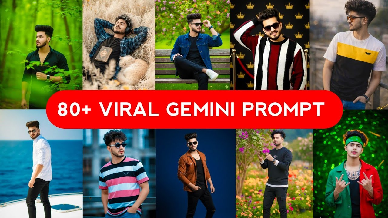80+ VIRAL GEMINI AI PROMPTS 🔥 | GOOGLE GEMINI PHOTO EDITING KAISE KARE |