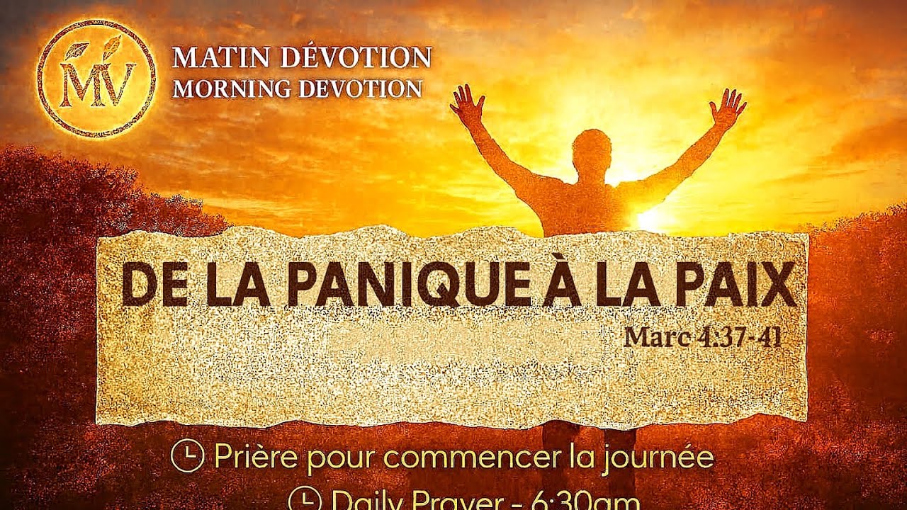 De la panique à la paix. Mark4:37-41