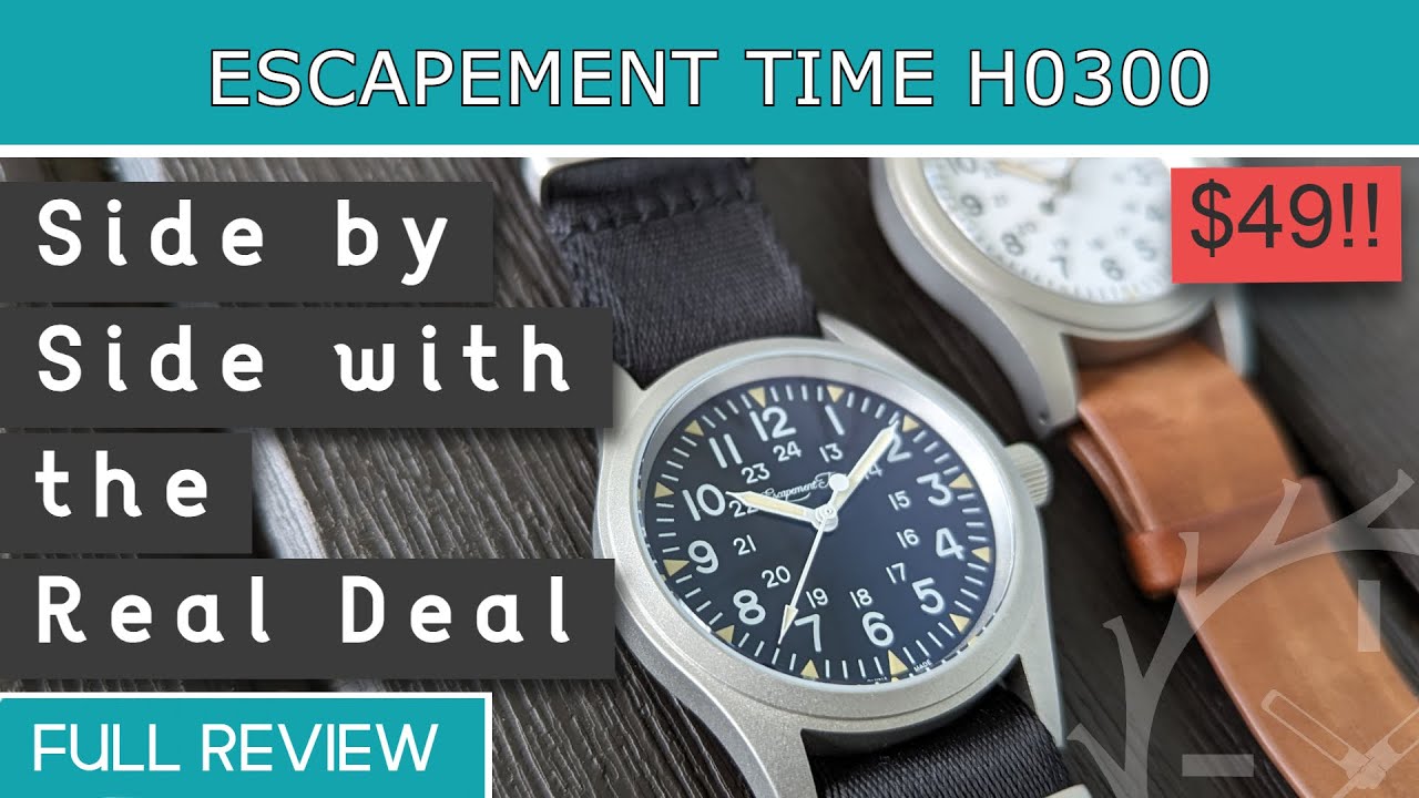 Escapement Time H0300 Khaki Field Full review
