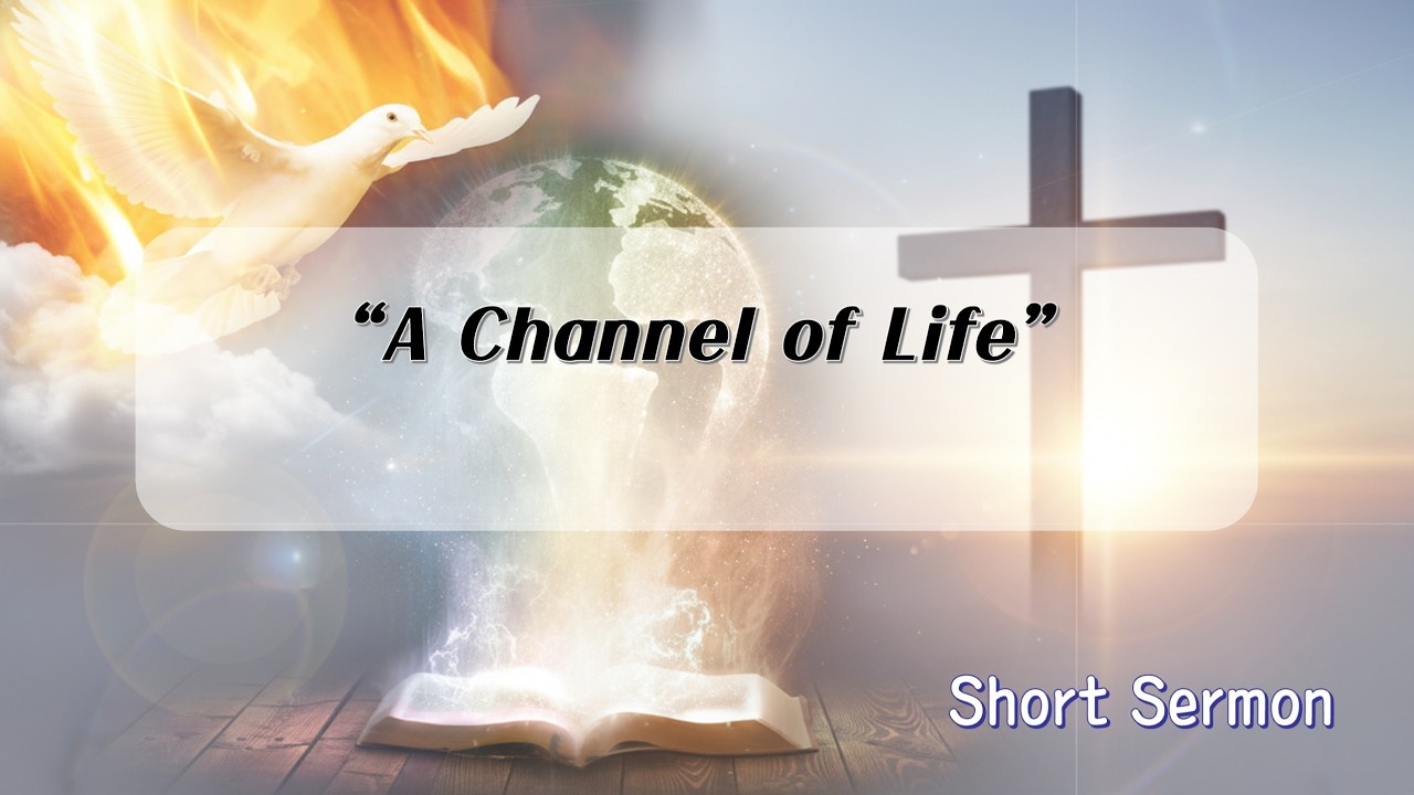[Words of Grace] A Channel of Life | Daily Devotion