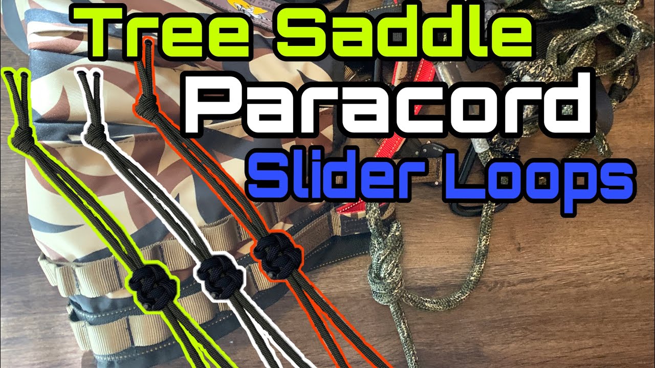 Паракордовые петли SLIDER для альпинистских палок и платформ Tree Saddle