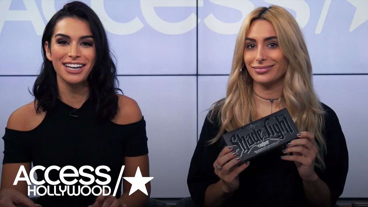 'Bachelor In Paradise's' Ashley I & Lauren I Try Out Kat Von D's Shade & Light Palettes