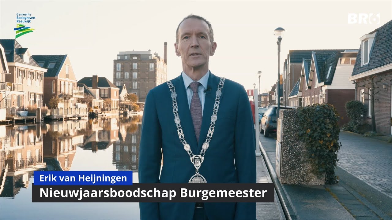 Nieuwjaarsboodschap Burgemeester Bodegraven Reeuwijk 2022