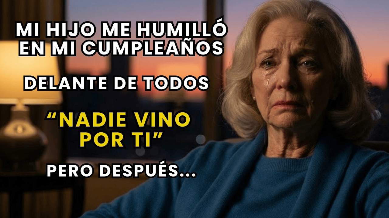Mi hijo ARRUINÓ MI CUMPLEAÑOS diciendo “nadie vino por ti”. Y nadie me defendió.