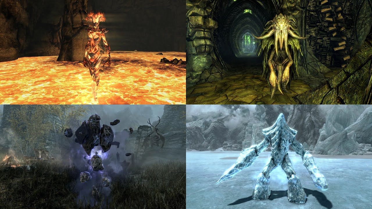 Every Single Skyrim Enemy!