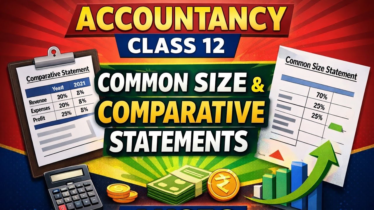 📘 Accountancy Class 12 Revision | Common Size & Comparative Statements | AHSEC