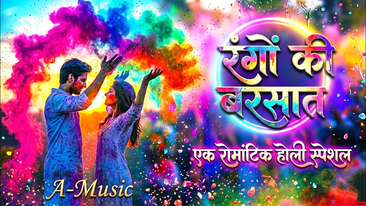रंगों की बरसात | Holi Special Song 2026 | New Hindi Holi Song | Rangon Ki Barsaat | A-music