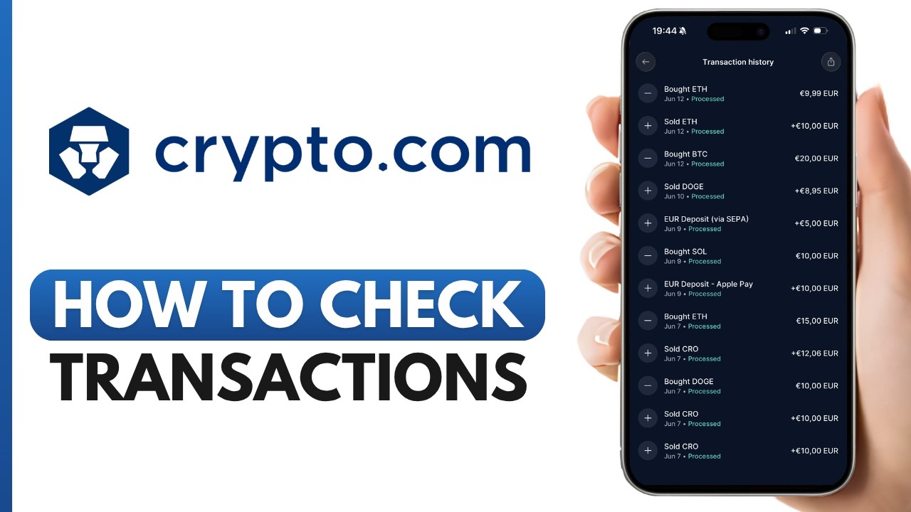 How To Check Crypto.com Transaction History - Step by Step