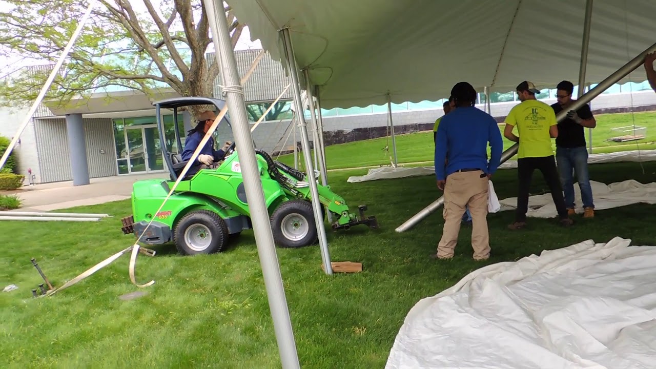 Pushing Pole Tent Center Poles