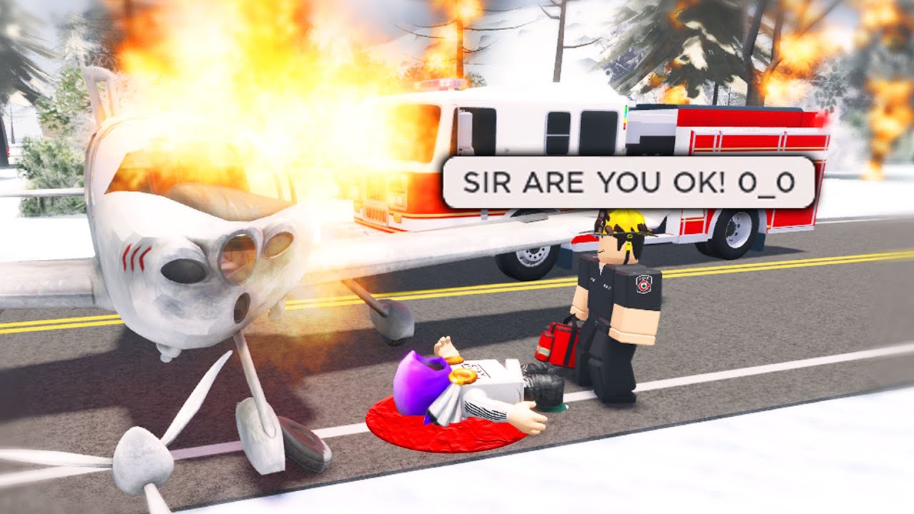 Я разбил свой самолёт... и увидел галлюцинации! (Roblox)