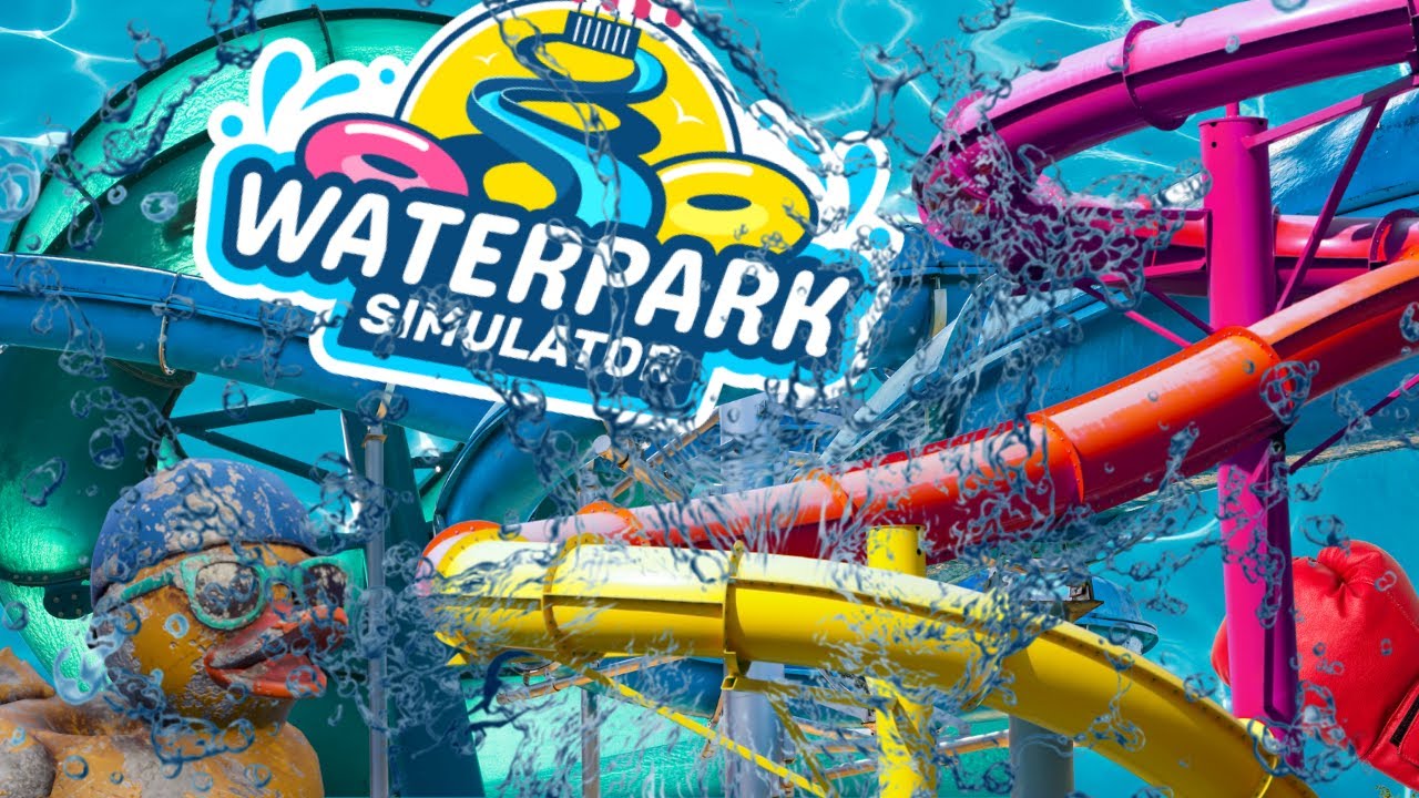 First Look: Waterpark Simulator - Building My Wacky Water Empire!