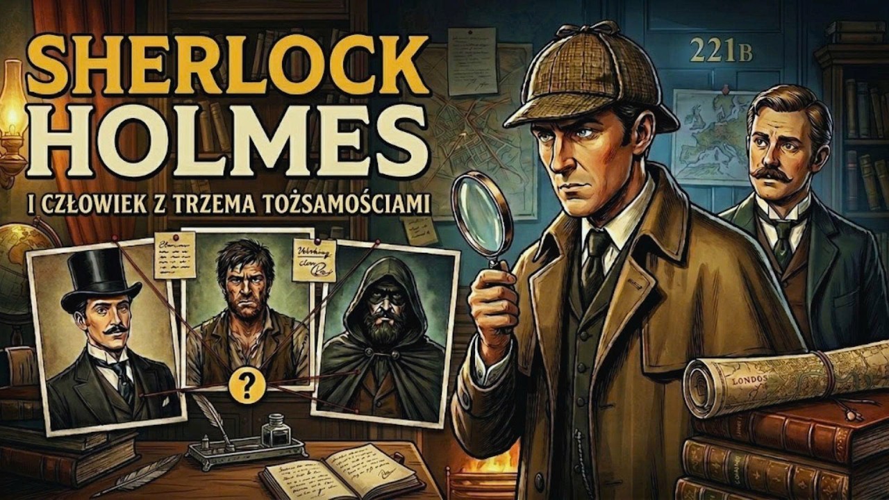 Sherlock Holmes i człowiek z trzema tożsamościami | Opowiadanie o Sherlocku Holmesie