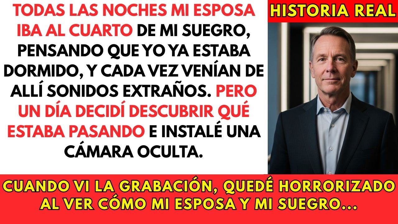 Mi Esposa Salía Por La Noche Al Cuarto De Mi Suegro  Instalé Una Cámara  Cuando Vi La Grabación