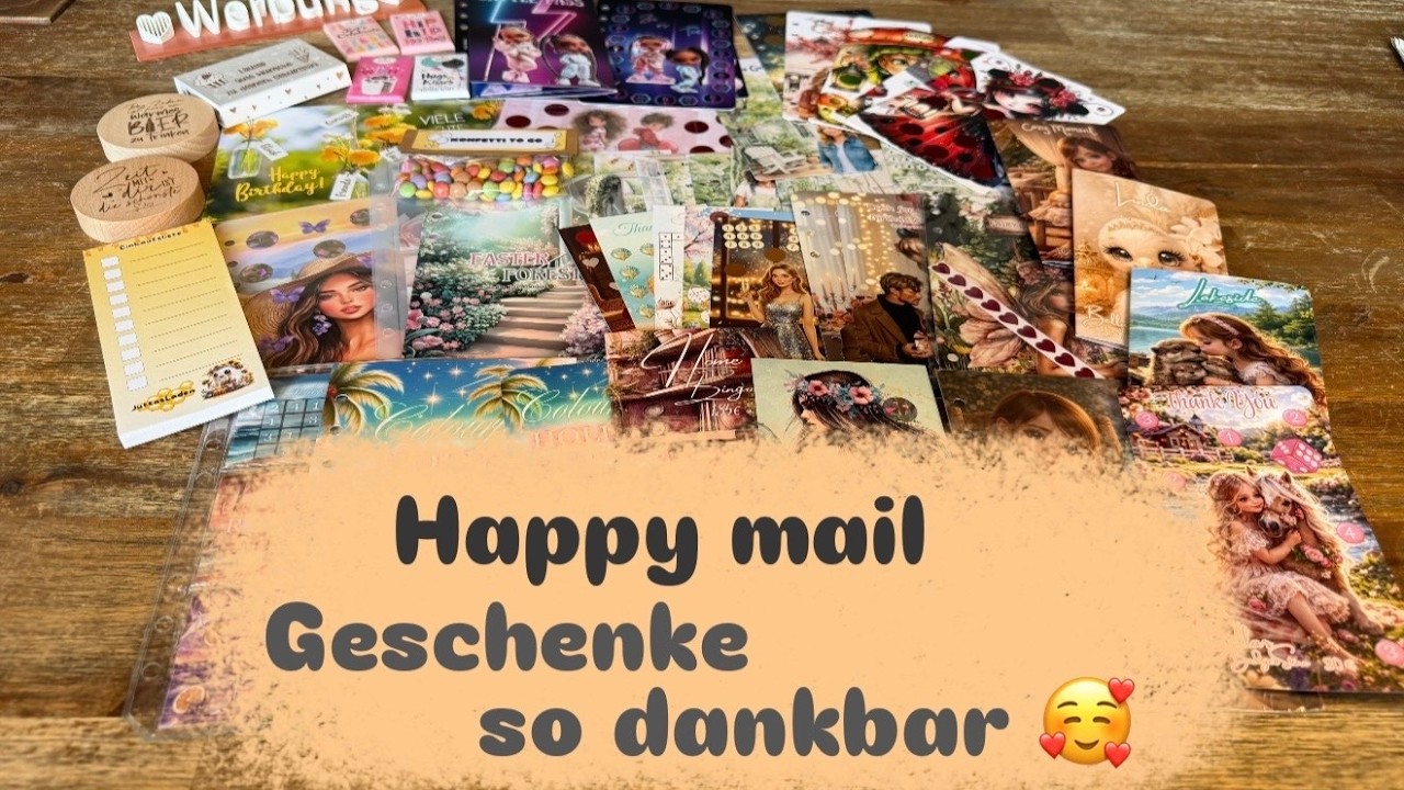 Happymail von Bella und Jutta // Bestellung von Julia // Geschenke von Elke und Nicky