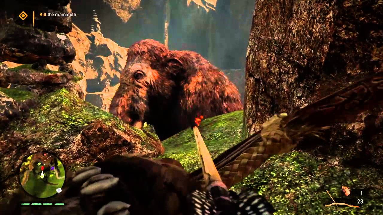 Far Cry Primal hunting mammoth