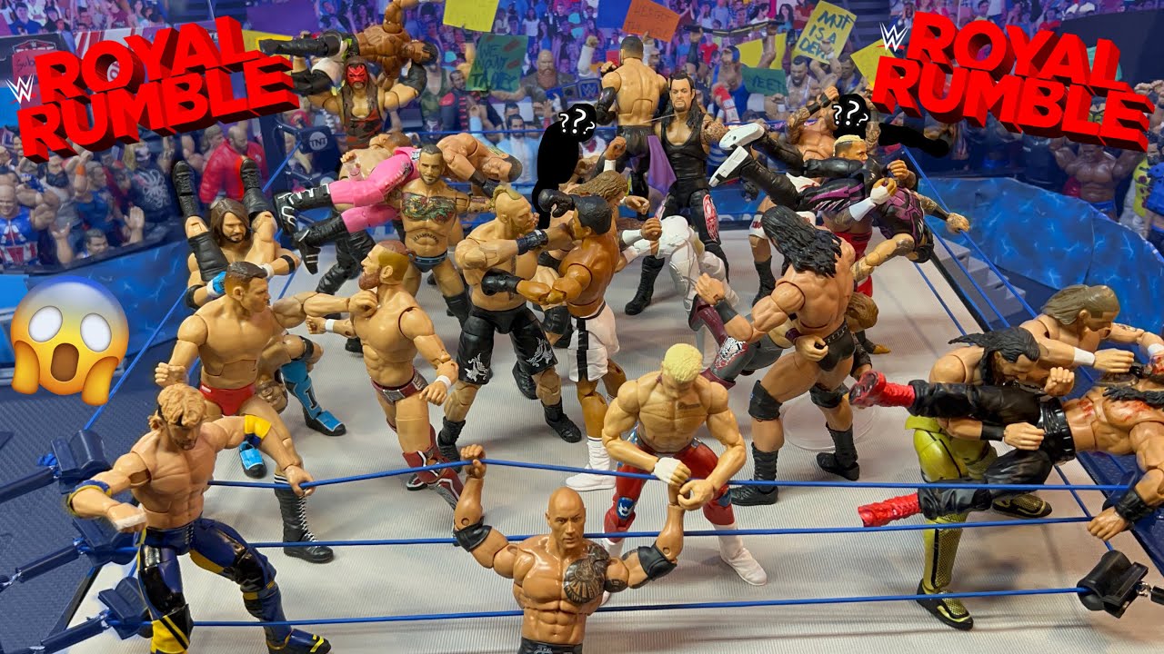КОРОЛЕВСКАЯ БИТВА WWE МАТЧ ФИГУРОК!!!