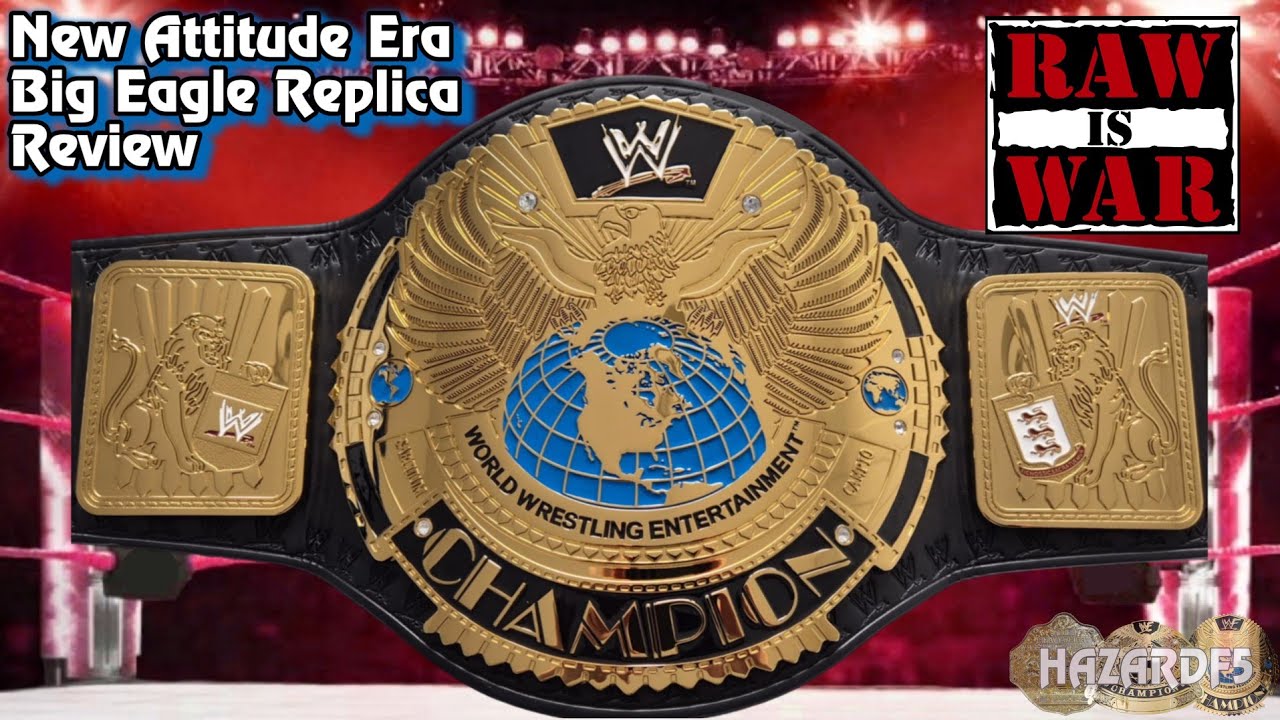 New Attitude Era Big Eagle WWE Shop Replica Belt Review - WWE WWF Belt