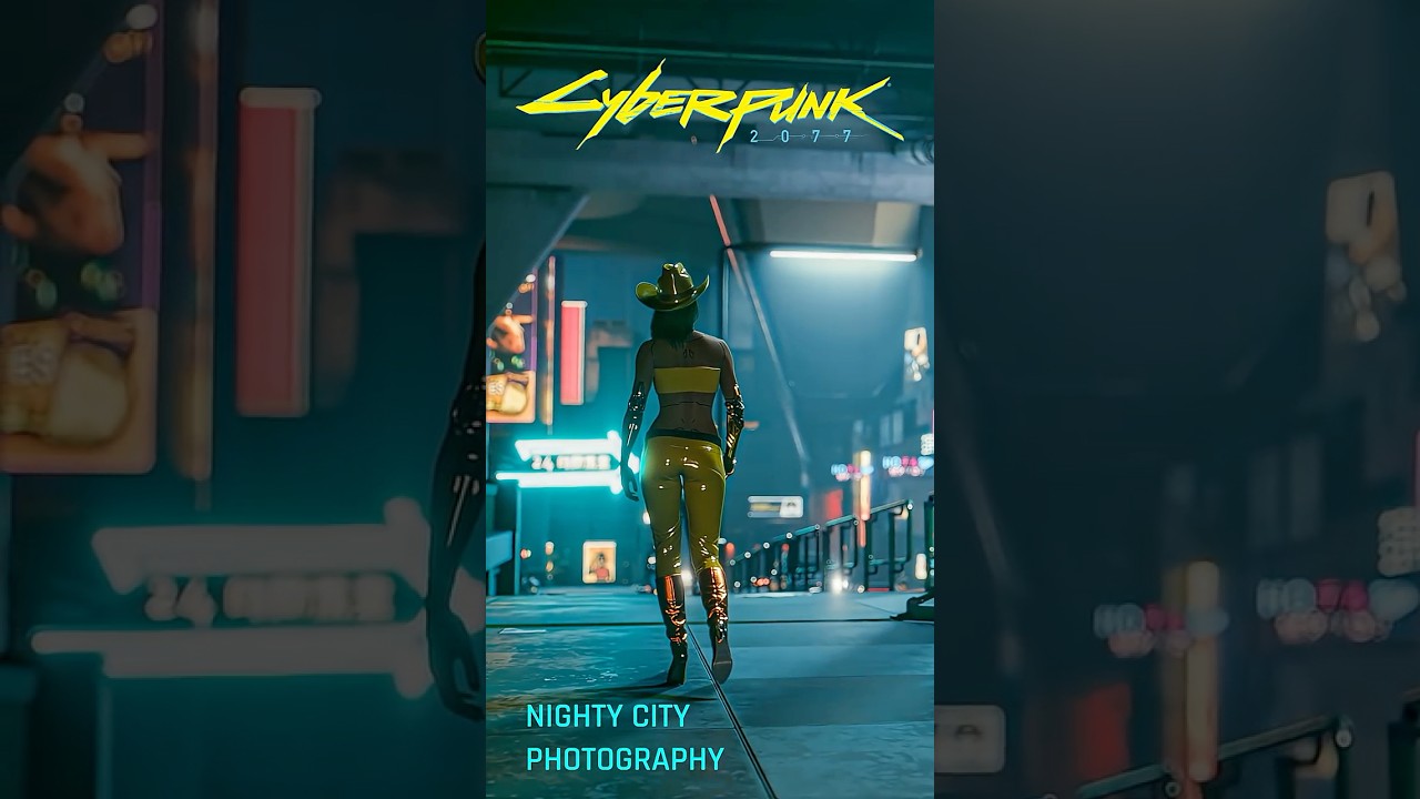 Virtual Photography in Night City  