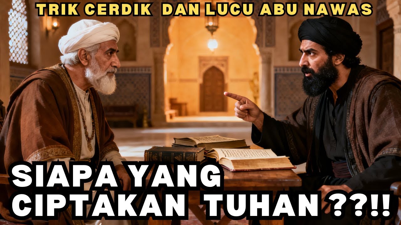 ABU NAWAS VS  ATHEIS: SIAPA PENCIPTA TUHAN? JAWABAN ABU NAWAS MEMBUATNYA TERDIAM! #kisahabunawas