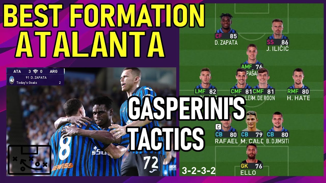 PES2021 Best Formation | ATALANTA | HOW TO USE GASPERINI TACTICS