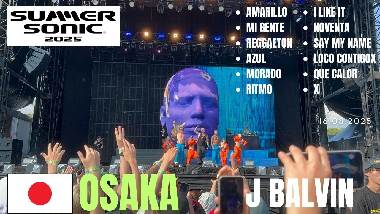 J BALVIN - Summer Sonic Osaka 2025 JAPAN