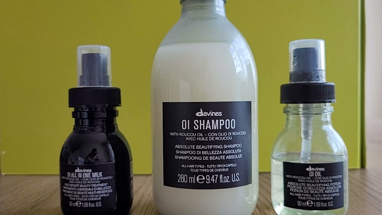Davines oi serisi deneyimlerim (Sampuan bakim yagi ve bakim sutu)#davines #şampuan #shampoo #oi#