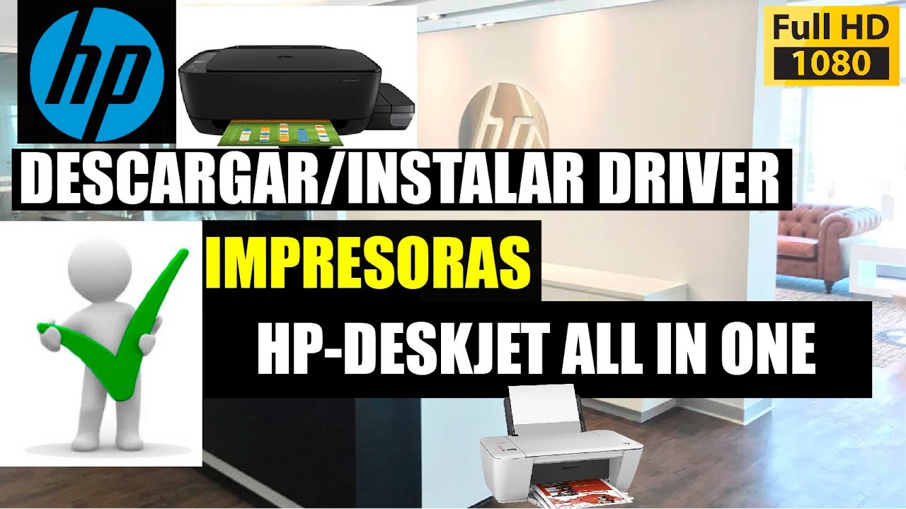 Como configurar mi impresora hp all-in-one deskjet Ink Advantage-Instalar drivers en Windows/LNX/MAC
