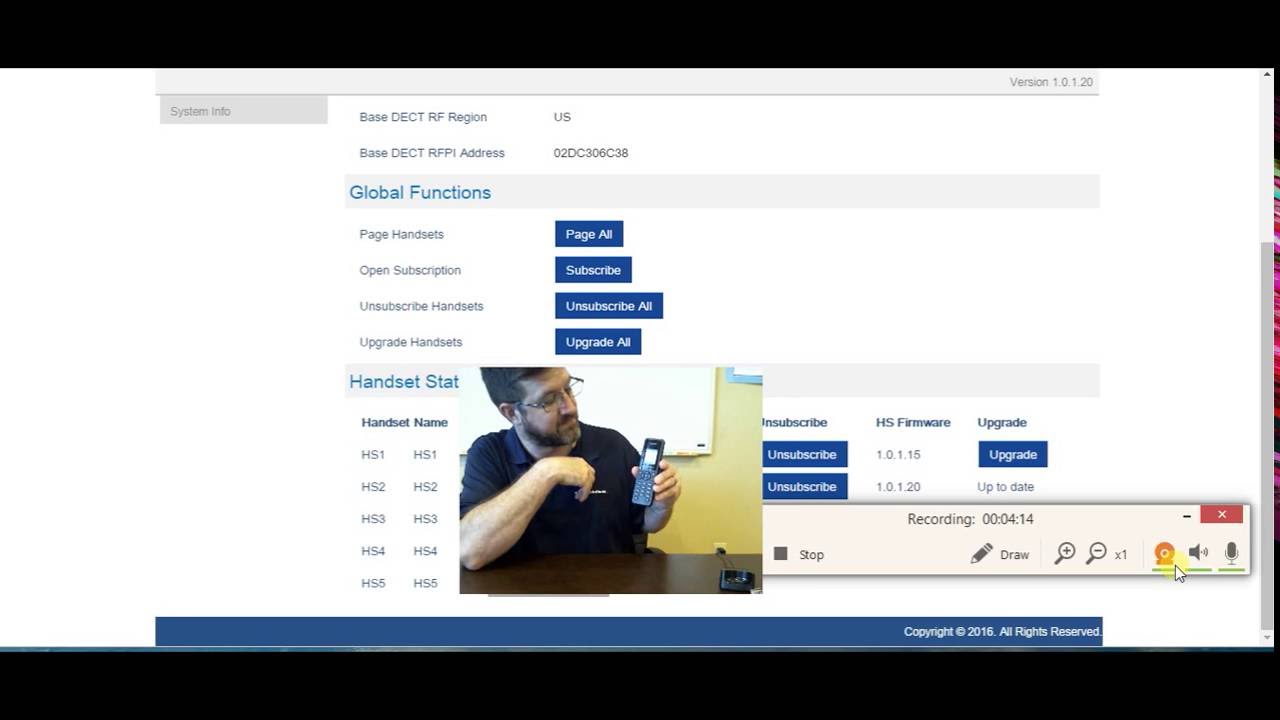 How to set up the DP750 and  DP720 from Grandstream