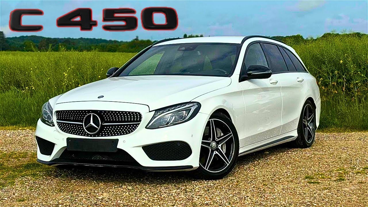 Mercedes C450 AMG 2016 | 3.0 V6 367 HP | POV Test Drive & Review