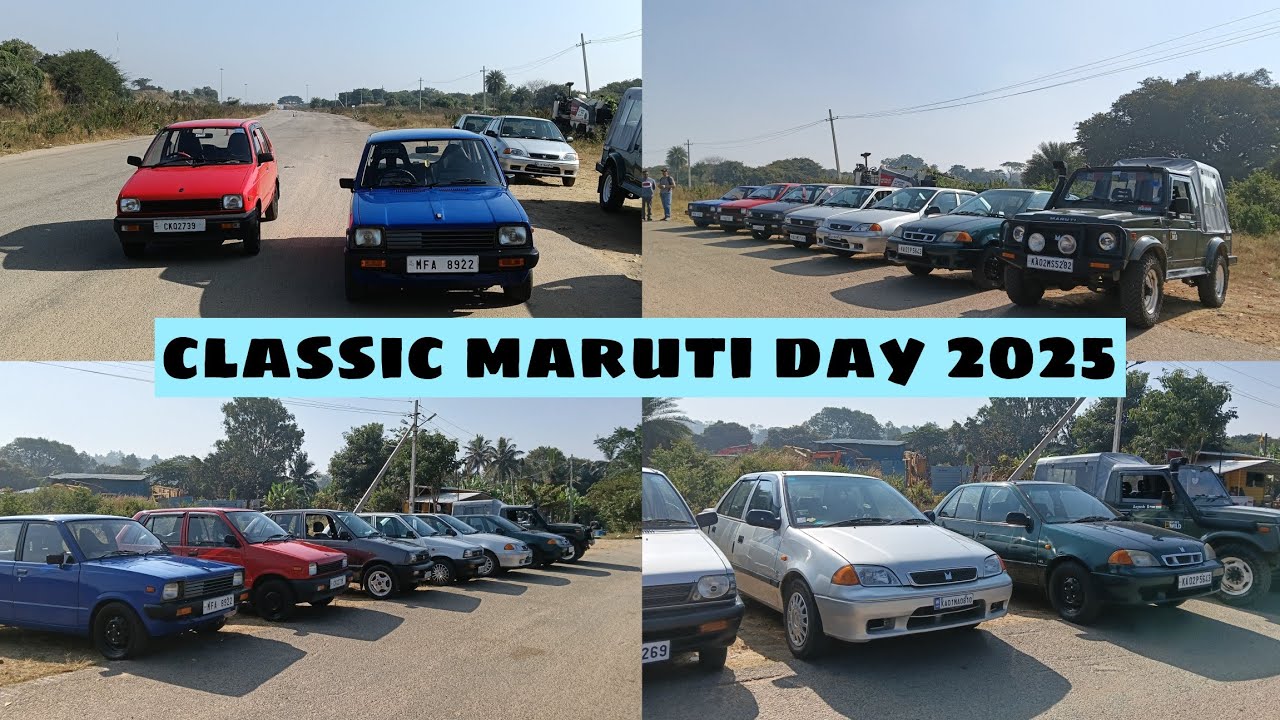 Classic Maruti Day Bangalore 2025 🚗 | Vintage Maruti Cars Meet | Torque By Saad