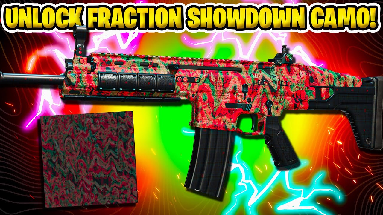 How To UNLOCK NEW FRACTION SHOWDOWN EVENT CAMO!