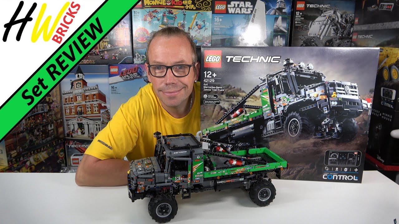 Klettern kann er !! LEGO Technic 42129 4x4 Mercedes Benz Zetros Offroad Truck