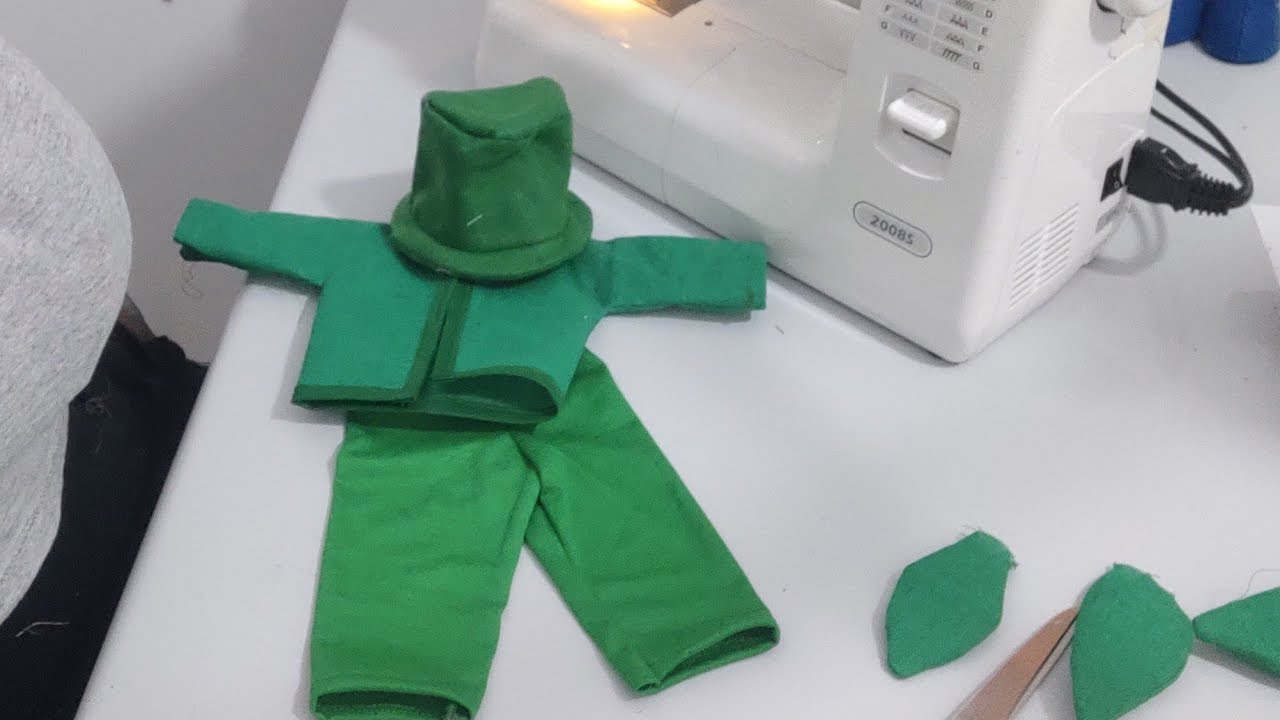 Parte 1 como fazer a roupa do boneco Visconde, rápido e fácil você vai amar o resultado