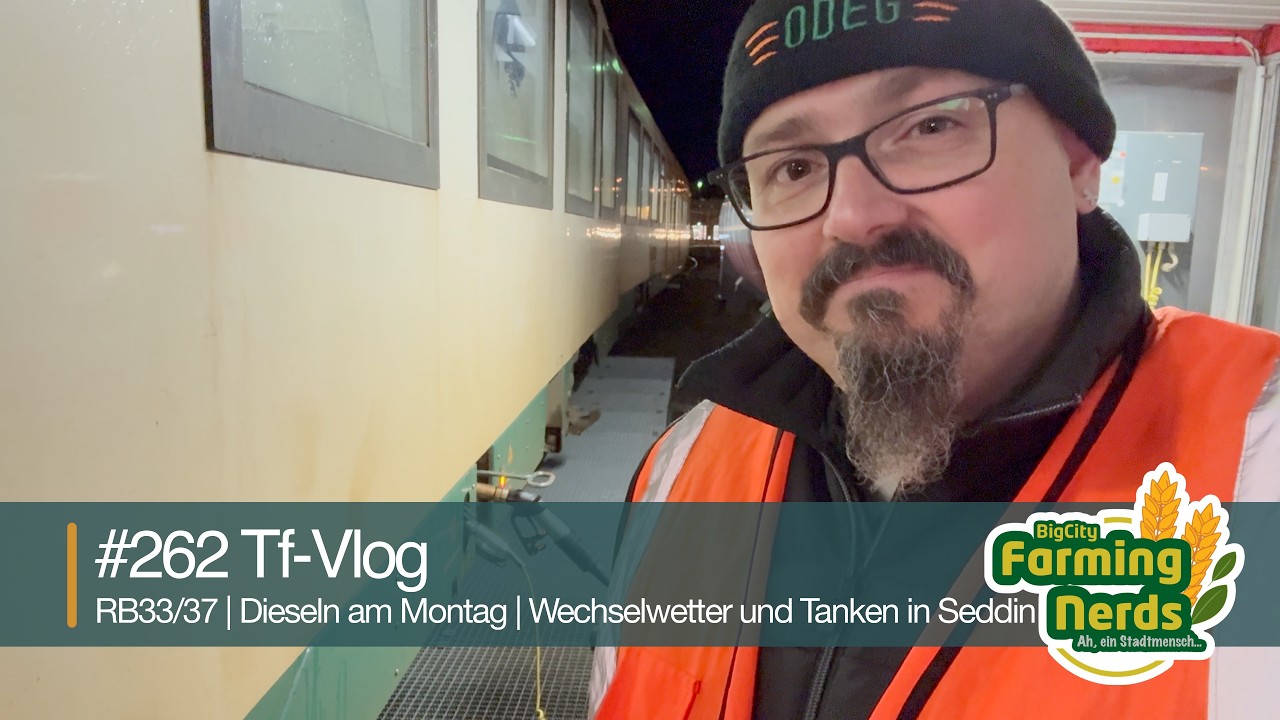 🚝 Vlog #262 | Diesel-Dienst im Fr&uuml;hjahr | RB37/33 | Tanken, Regen & Feierabend in Wannsee