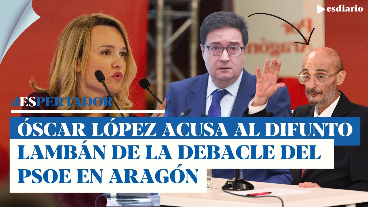 El repugnante mensaje de Óscar López sobre Lambán rasga las vestiduras en el PSOE: ¿es sincero?
